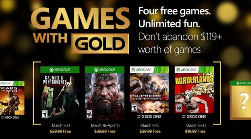 Games with Gold March