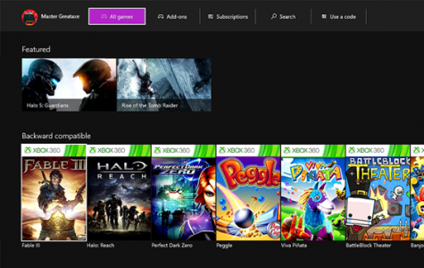 Xbox One Dashboard