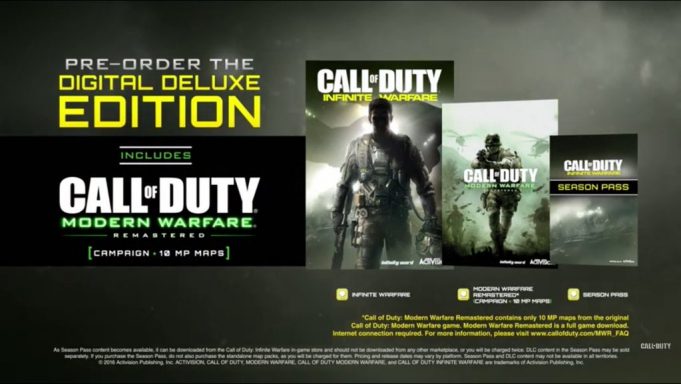 Call of Duty 4: Modern Warfare Remastered Details Unleashed; Included With Special Editions Of Infinite Warfare