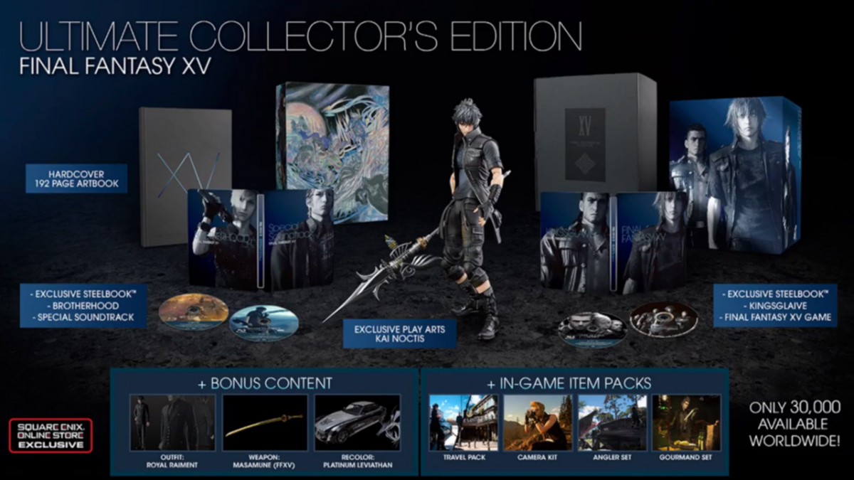 The Final Fantasy XV Ultimate Edition Has No Season Pass