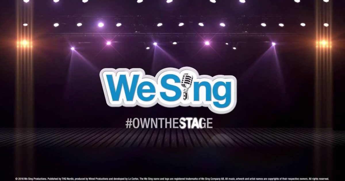 Full Setlist Revealed For New We Sing Video Game