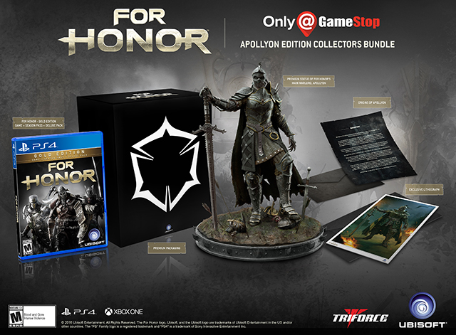 Gamestop Lists Exclusive For Honor Apollyon Collector’s Edition