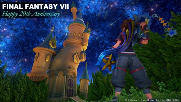 New Kingdom Hearts 3 Screenshot Pays Homage To Final Fantasy 7