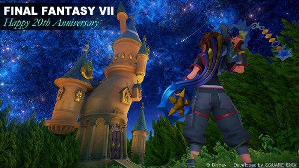 New Kingdom Hearts 3 Screenshot Pays Homage To Final Fantasy 7