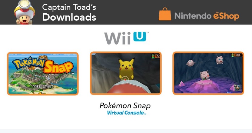 Pokemon Snap Now Available On Wii U Virtual Console In North America