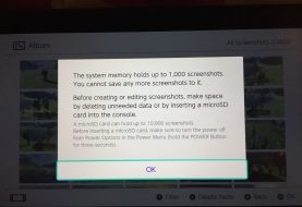 Nintendo Switch Internal Memory Can Hold 1000 Screenshots With More On SD Card