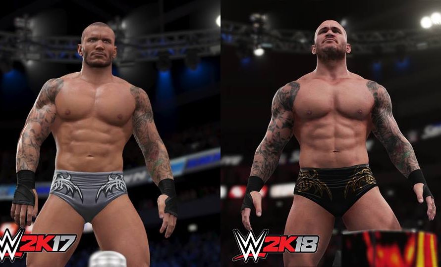 WWE 2K17 vs WWE 2K18 Graphics Comparison Screenshots Released
