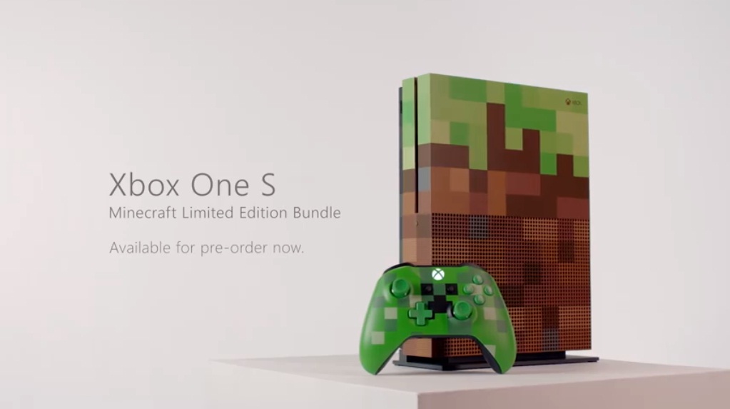 Special Minecraft Xbox One S Console Unveiled