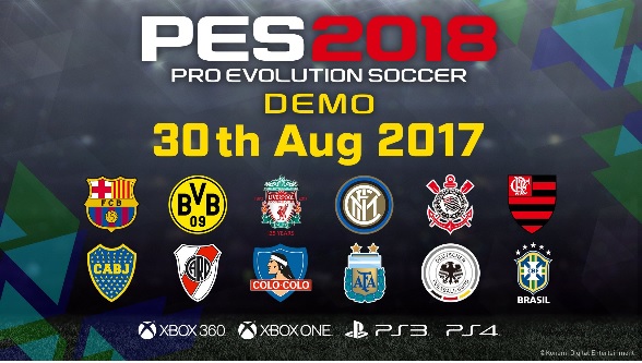 Konami Announces The Release Date For The PES 2018 Demo