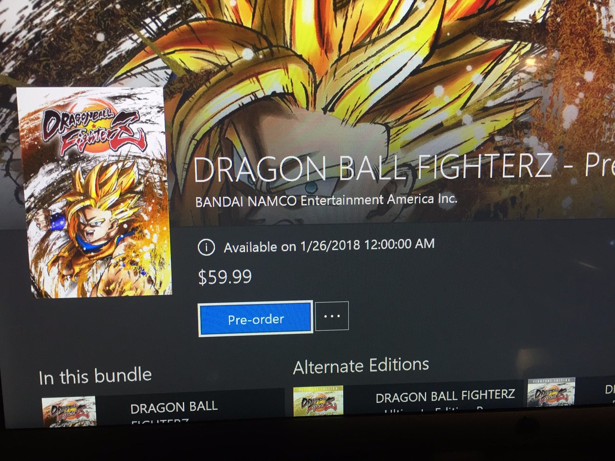 Xbox Store Shows Western Release Date For Dragon Ball FighterZ