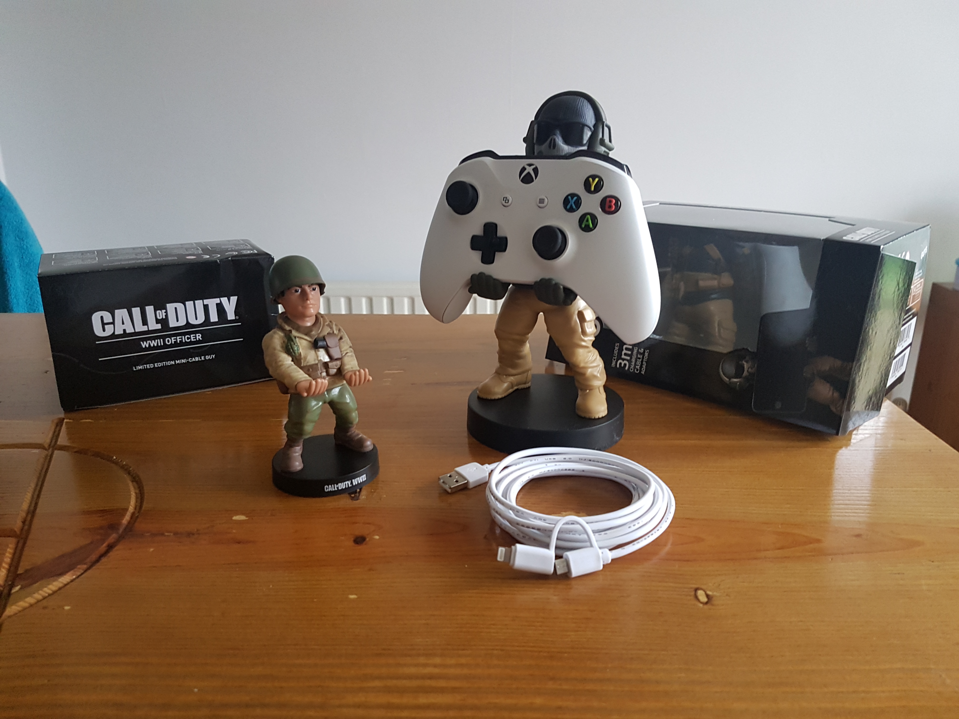 Call of Duty Cable Guys Ghost Device Holder (6) Just Push Start