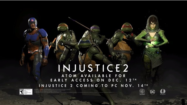Teenage Mutant Ninja Turtles Are Injustice 2 DLC