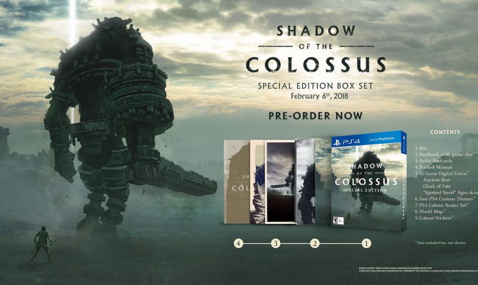 Sony Announces Shadow of the Colossus Special Edition For PS4