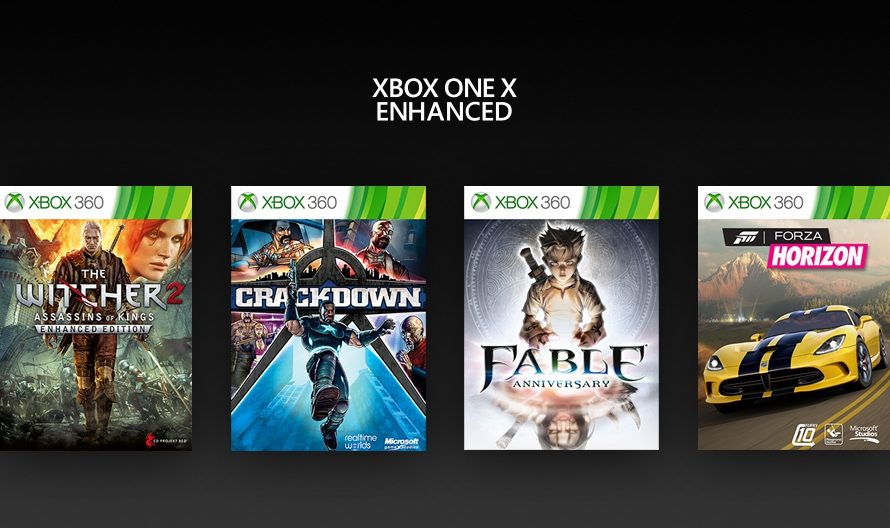 Xbox 360 Games Enhanced for Xbox One X Xbox 360 Games Enhanced for Xbox One X