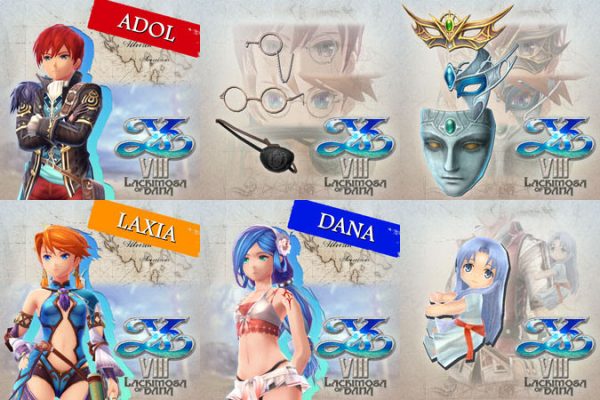 Ys VIII for Nintendo Switch bonus DLC content detailed