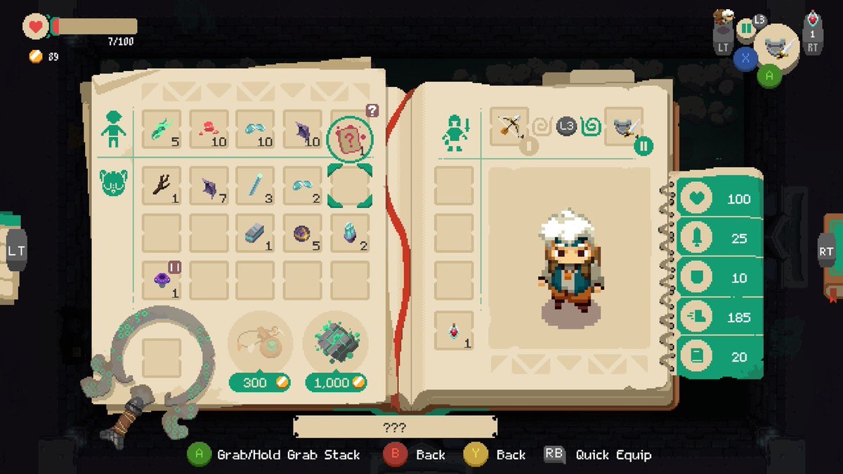 Image result for moonlighter inventory