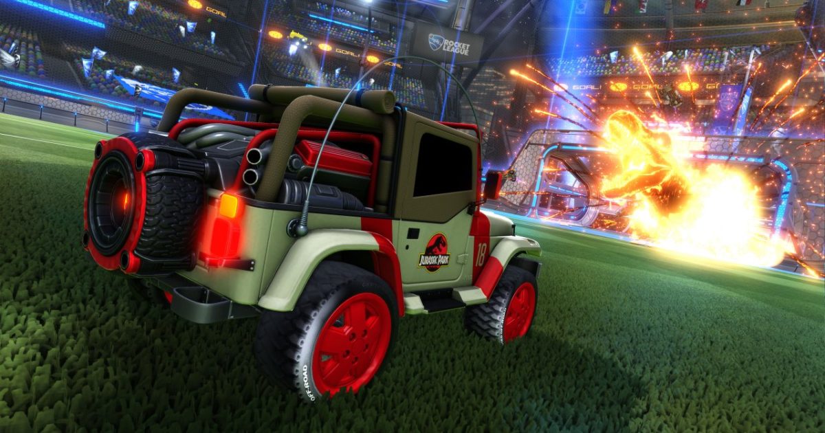 Jurassic World DLC Is Now Chomping Into Rocket League