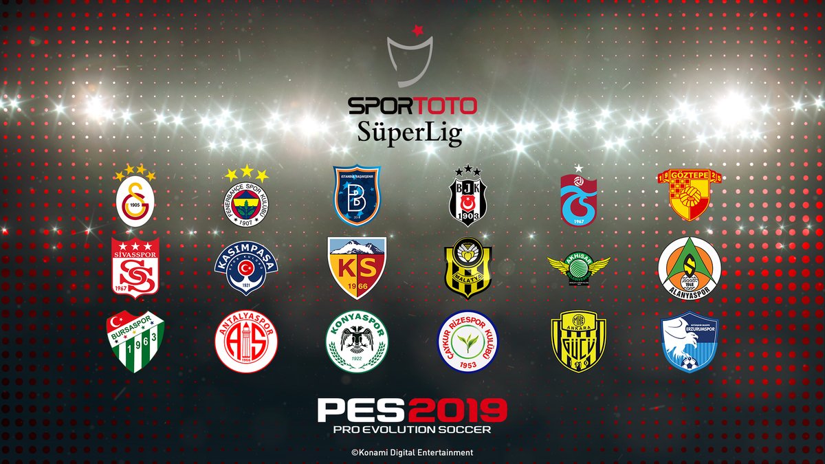 The Full Turkish Super Lig Is Included In PES 2019