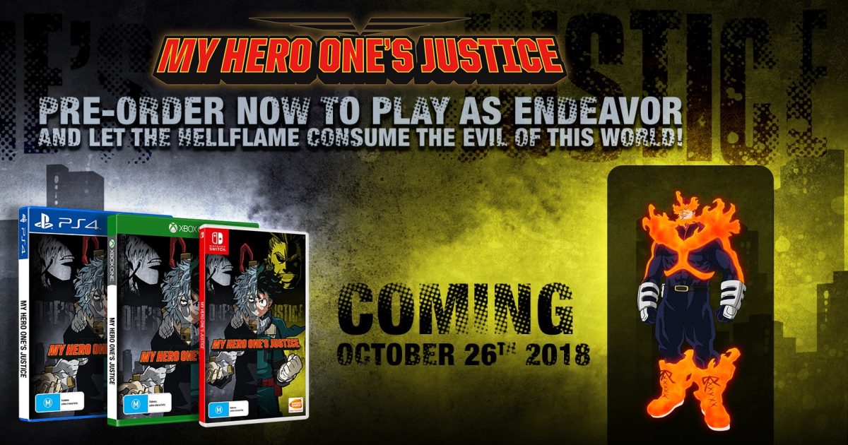 My Hero One’s Justice Gets A Release Date