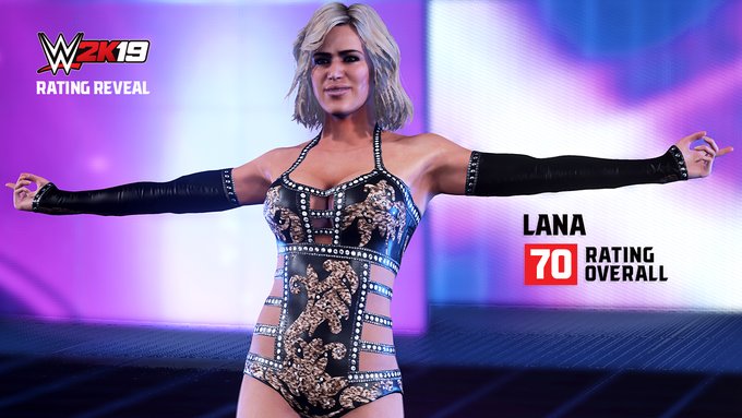 WWE Wrestler Lana Unhappy With Her WWE 2K19 Character Model