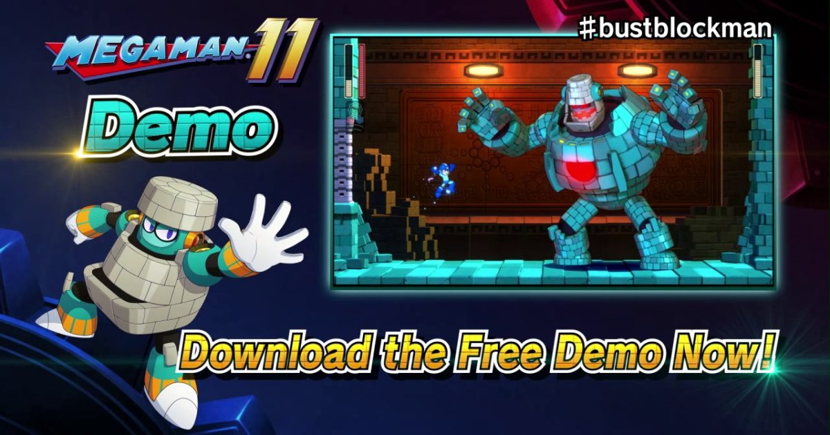 Mega Man 11 demo available now for Switch; launches September 7 for other platforms