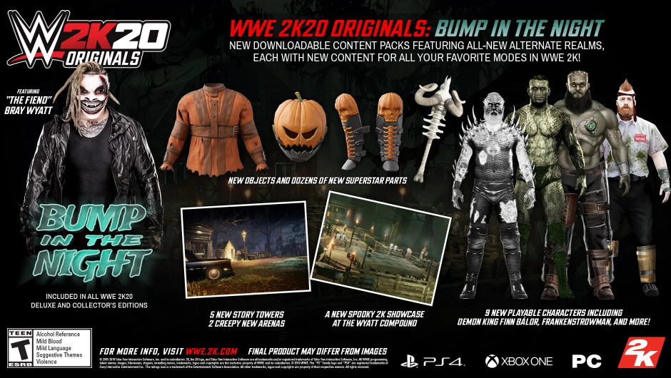2K Games Fixes Issue With WWE 2K20 ‘Bump in the Night’ DLC For Xbox One
