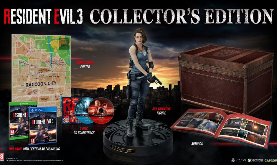 Resident Evil 3 Collector’s Edition announced for Europe