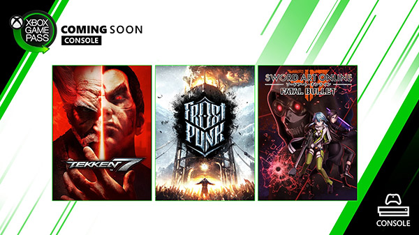 Xbox Game Pass getting Frost Punk, Sword Art Online: Fatal Bullet and Tekken 7 this January