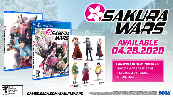 Sakura Wars launches April 28 for PS4 in North America