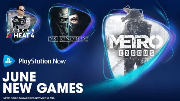 PlayStation Now gets NASCAR Heat 4, Dishonored 2, and Metro Exodus