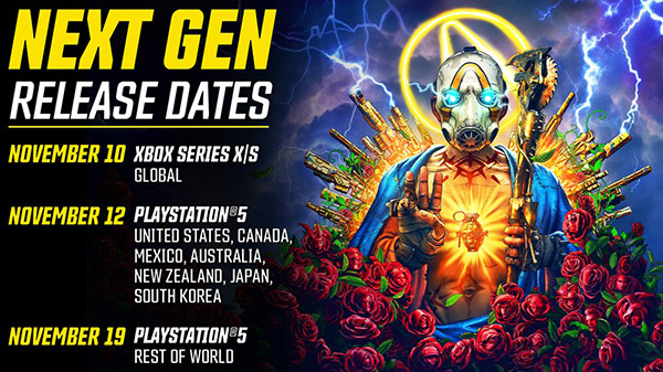 Borderlands 3 next-gen upgrade launches day-and-date with PS5 and Xbox Series