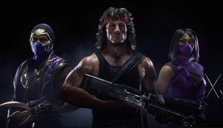 Rambo Shooting His Way Into Mortal Kombat 11