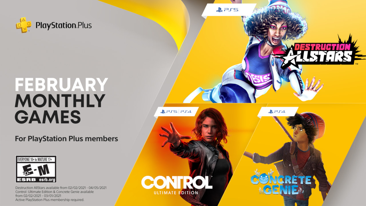 Free PlayStation Plus February 2021 Games Revealed