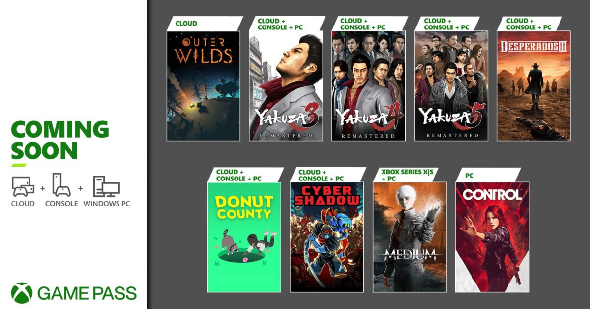 Xbox Game Pass adds The Yakuza Remastered Collection, The Medium, and more by the end of January