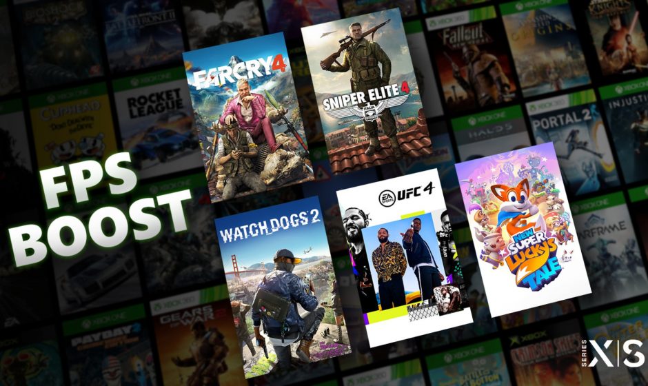 FPS Boost for backward compatible games announced for Xbox Series