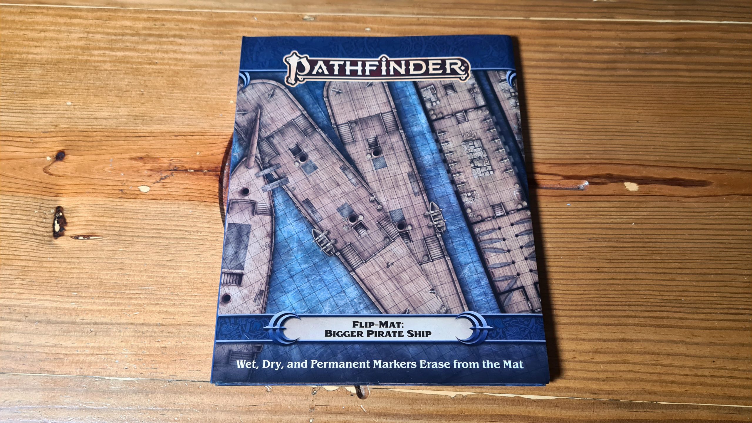 Pathfinder Bigger Pirate Ship Flip Mat Review