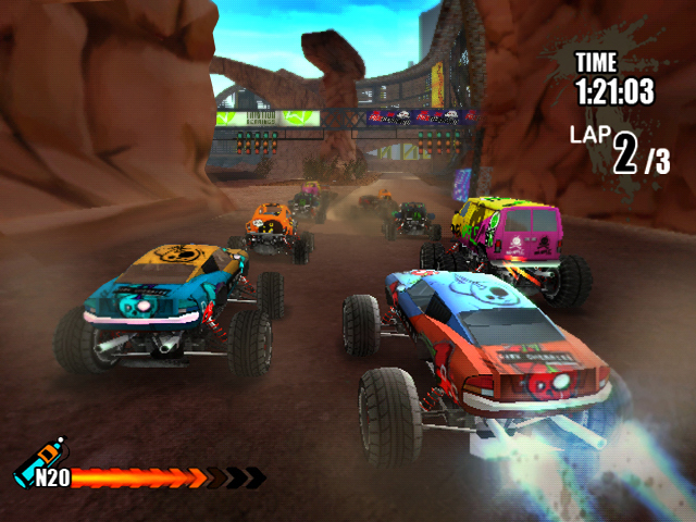 monster 4x4 stunt racer wii