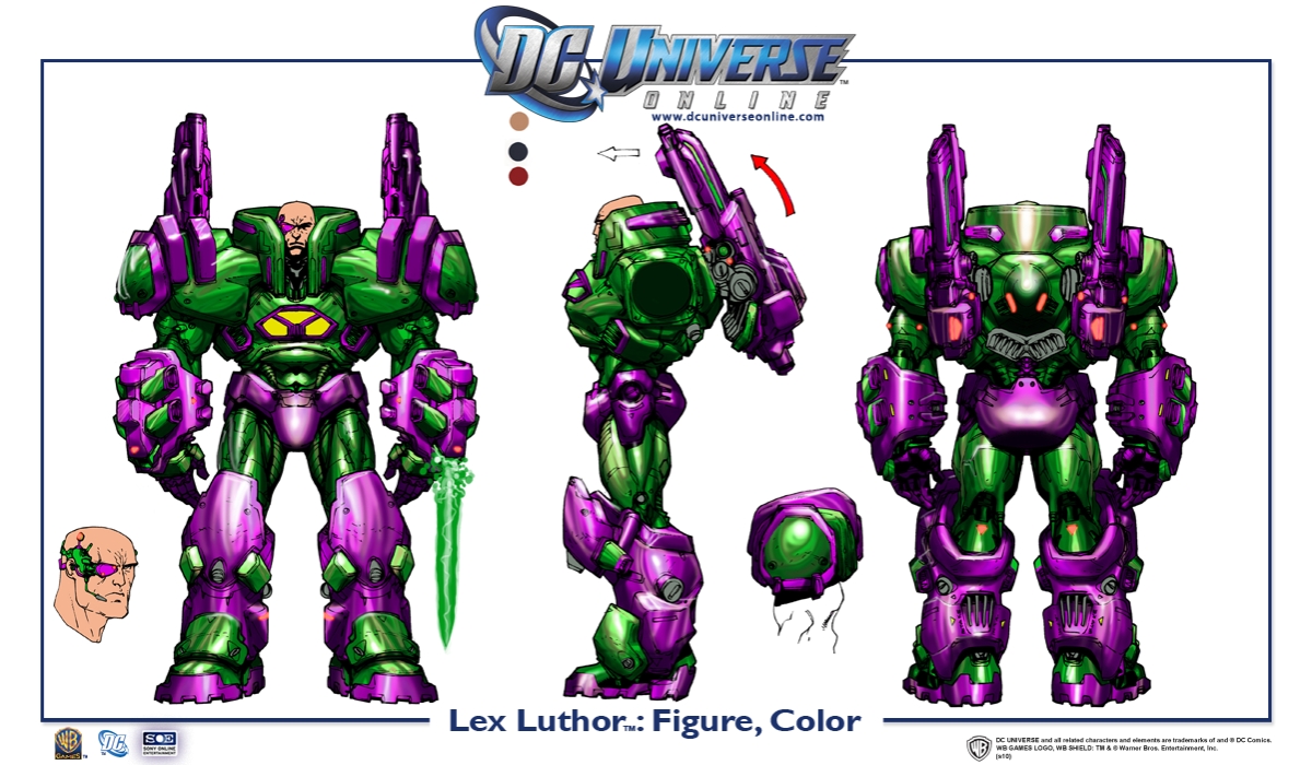New Lex Luthor Screenshots From Dc Universe Online Just Push Start