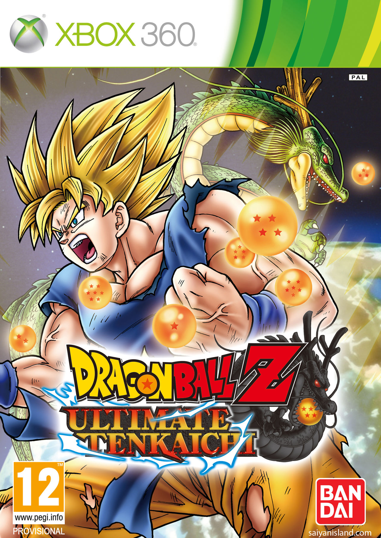 Dragon Ball Z Ultimate Tenkaichi European Box Art Just