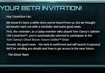 Ghost Recon: Future Soldier Beta Update