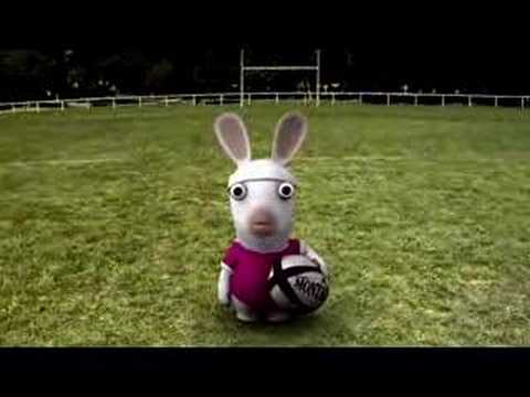 Raving Rabbids Perform The All Blacks Haka