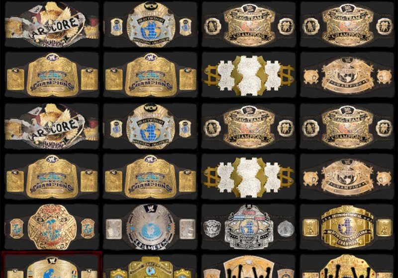 WWE ’12 Championship Belts Revealed