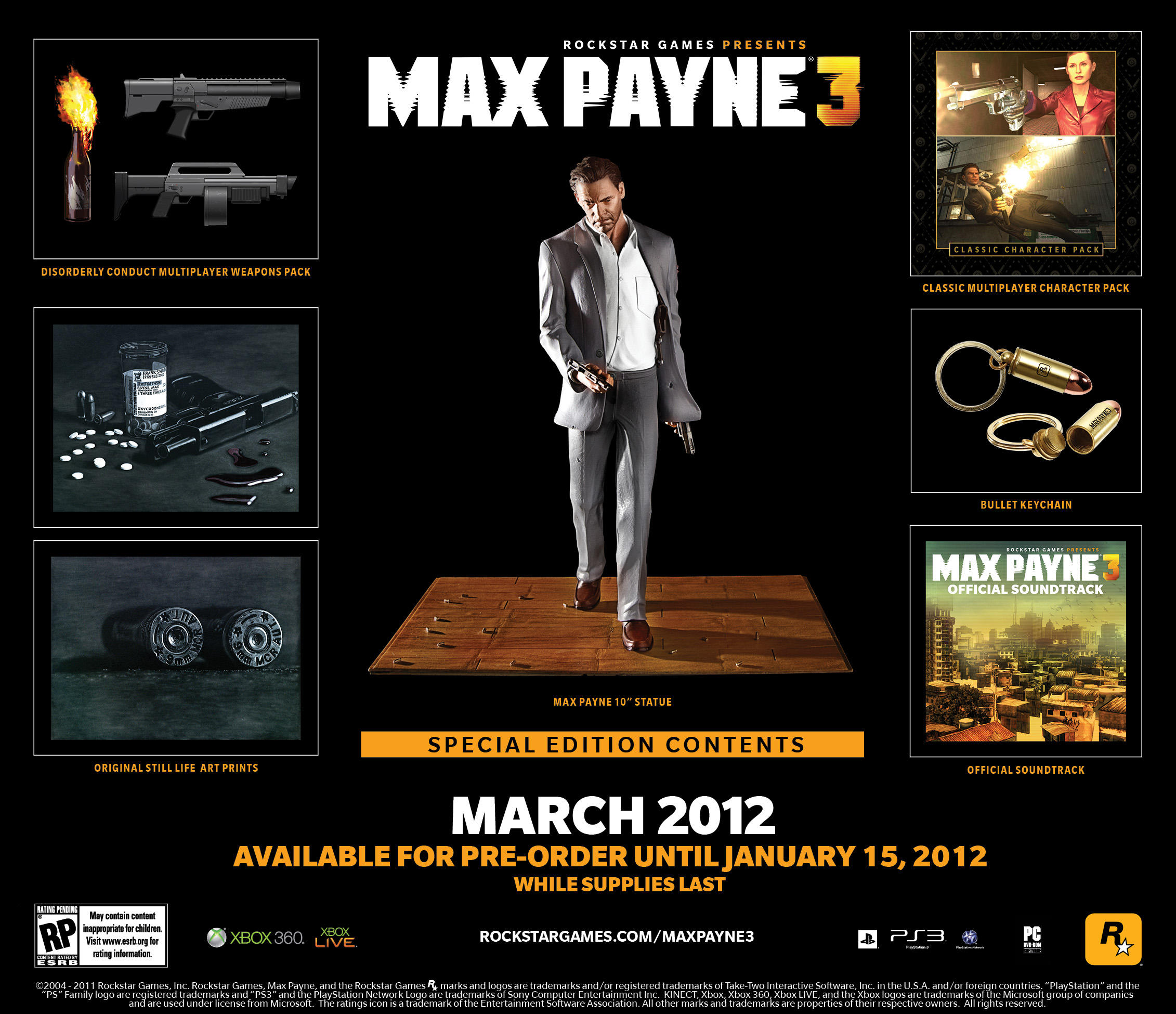 Max Payne 3 Special Edition Announced