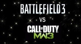 Battlefield 3 & Modern Warfare 3 Word Cloud Comparison