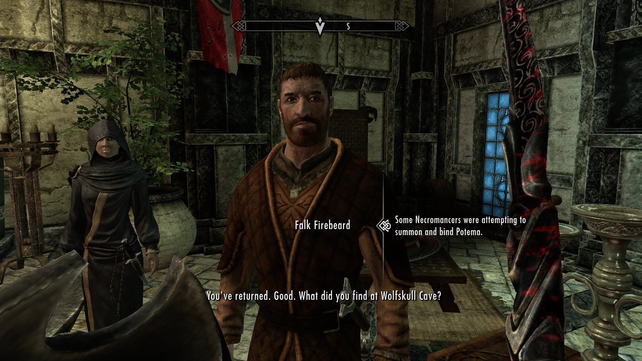 Skyrim Sidequest - The Man Who Cried Wolf - Just Push Start