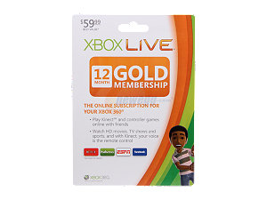 Get 1 Year of Xbox Live Gold for $35.99