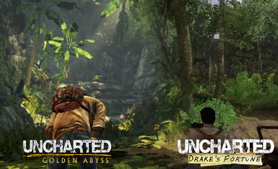 Uncharted Golden Abyss & Drake’s Fortune Graphics Comparison