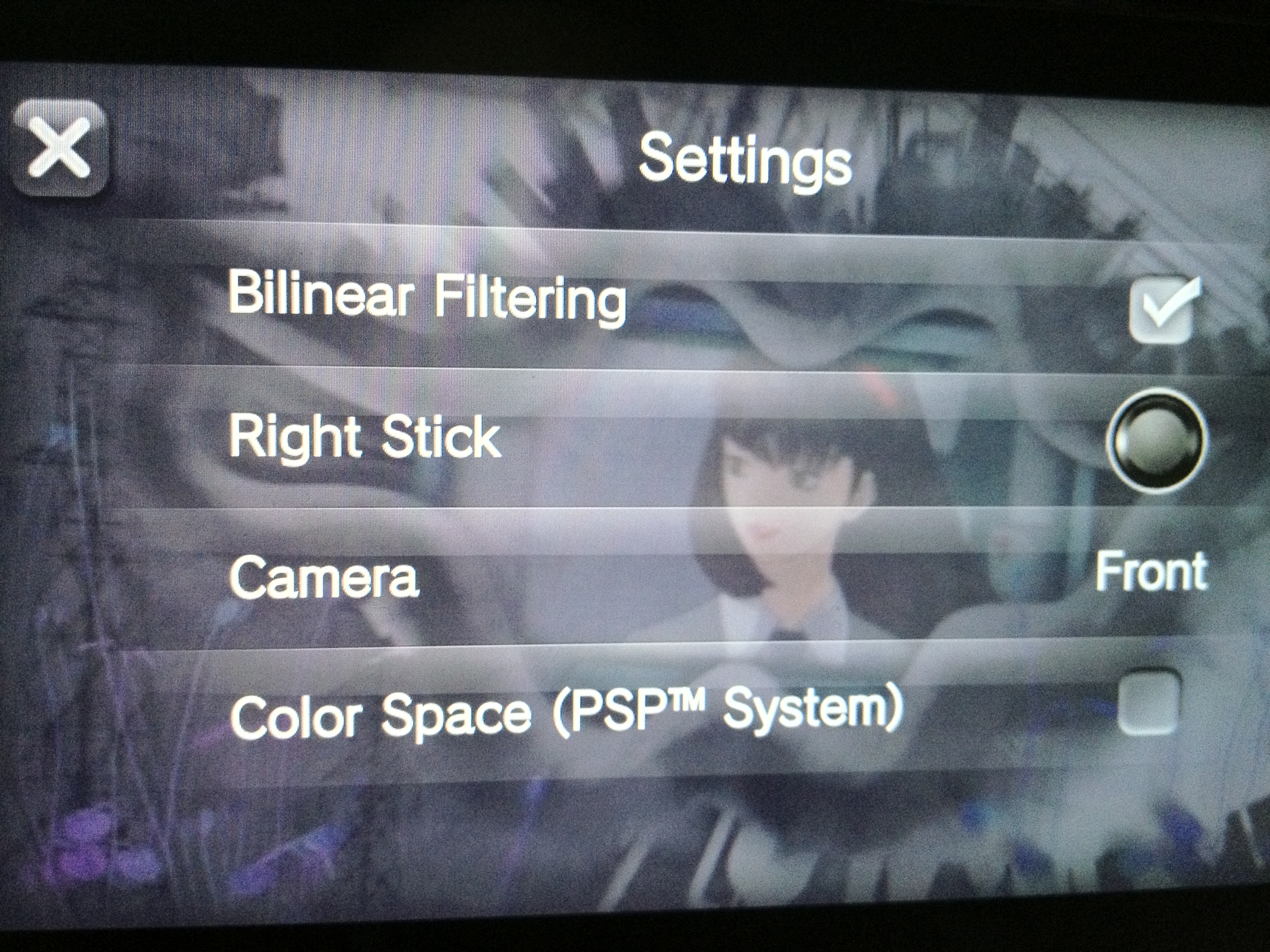 PlayStation Vita: How to Turn On Bilinear Filter When Playing PSP Games