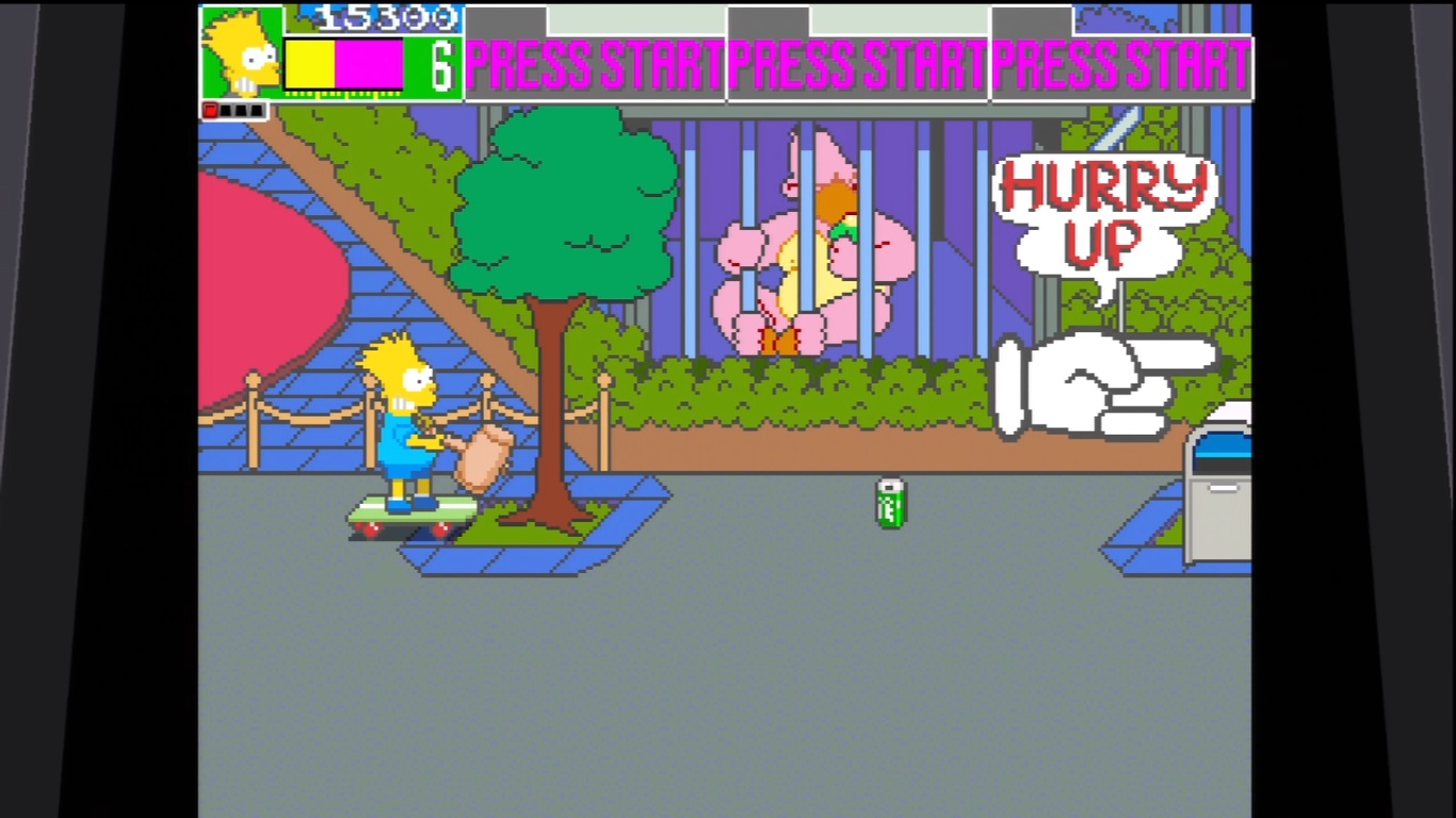 The Simpsons Arcade Game First Five Minutes
