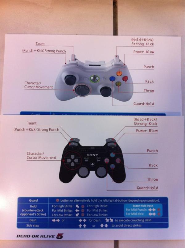 Control Scheme Revealed For Dead or Alive 5